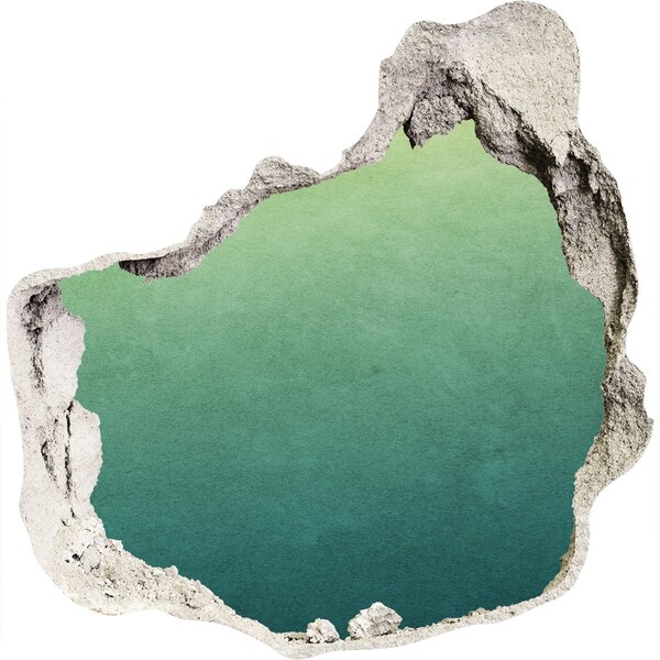 Díra 3D ve zdi nálepka Zátoka v trópoch