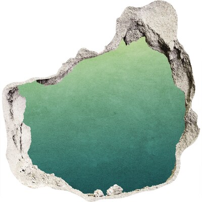 Díra 3D ve zdi nálepka Zátoka v trópoch