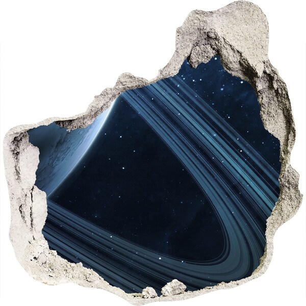 Diera 3D v stene na stenu Priestorová diera v stene