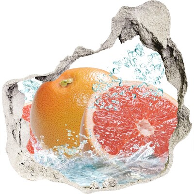 Diera 3D fototapety nálepka Grapefruit
