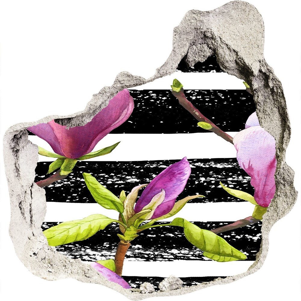 Fototapeta diera na stenu 3D Magnolia bary