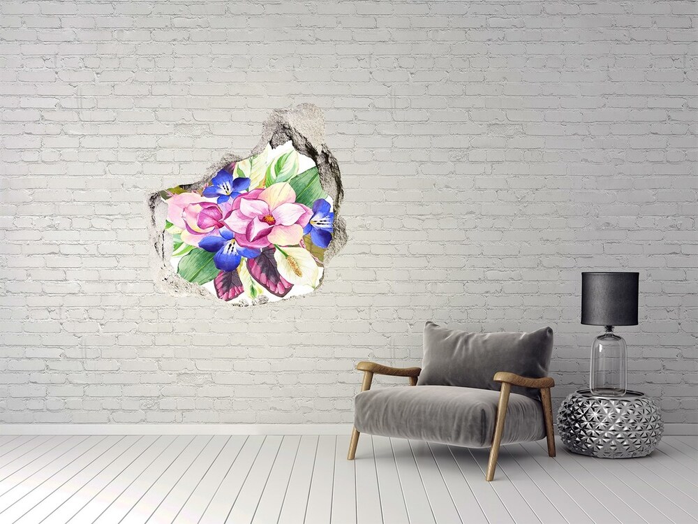 Fototapeta diera na stenu 3D Kytica kvetov