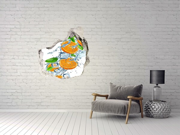 Fototapeta diera na stenu 3D Pomaranče
