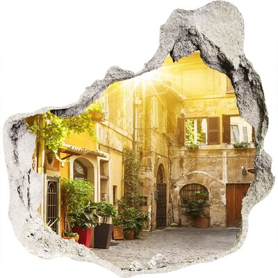 Samolepiaca nálepka na stenu Talianskej ulice