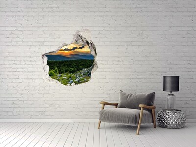 Samolepiaca nálepka na stenu Horské panorama