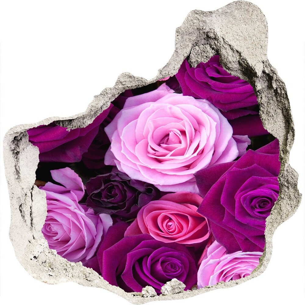 Diera 3D fototapety nálepka Ruže