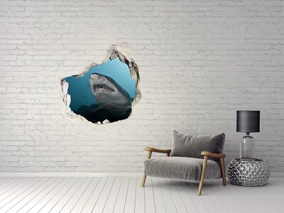 Fotoobraz diera na stenu Veľký žralok