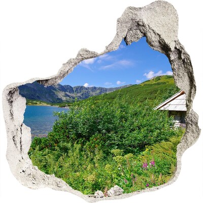 Samolepiaca nálepka na stenu Chata v tatrách