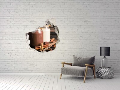 Diera 3D fototapety nálepka Čokoládové pochúťky v prírodnom prostredí