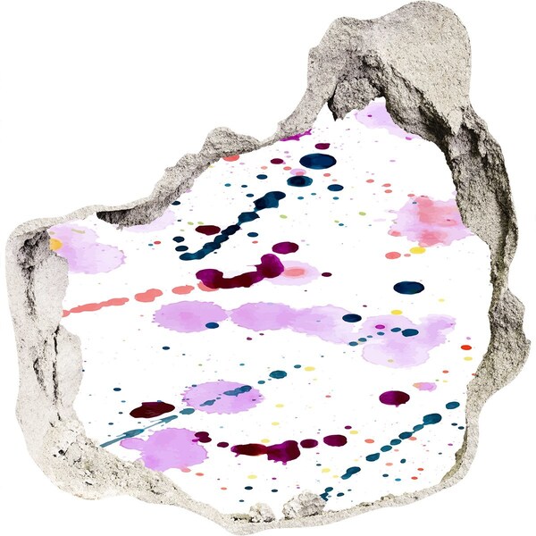 Samolepiaca diera nálepka Farebný záblesk kreativity