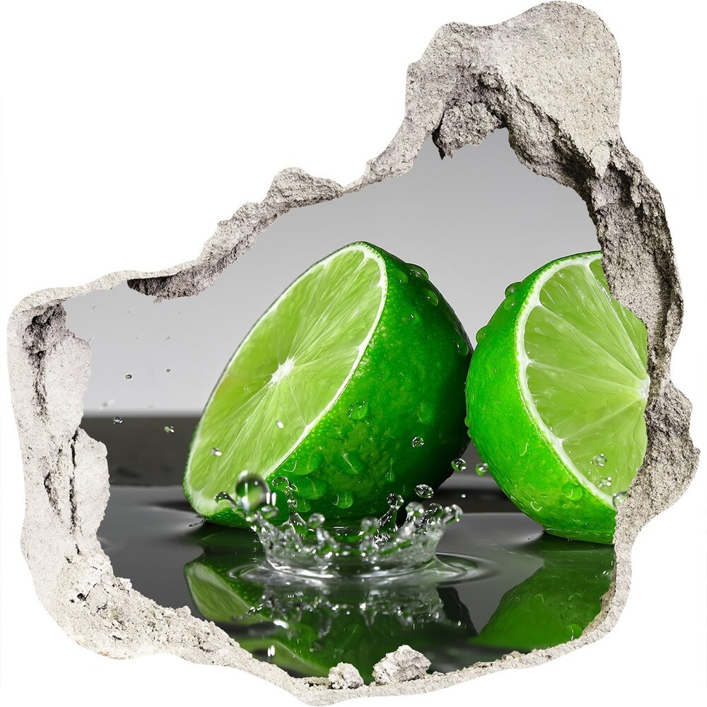 Fototapeta diera na stenu Lime water