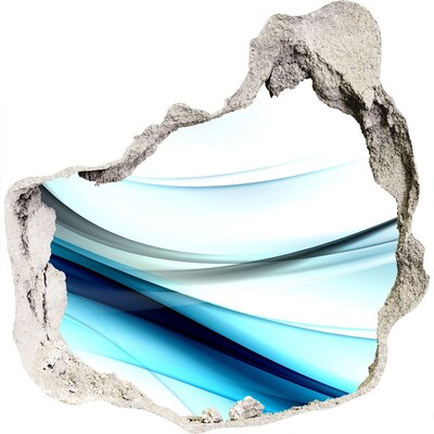 Diera 3D fototapety nástenná Vlna v modrej