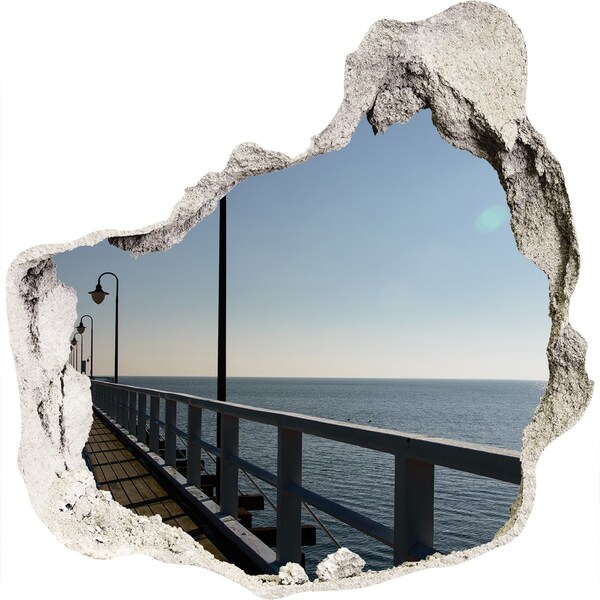 Fototapeta diera na stenu Pier v gdyni
