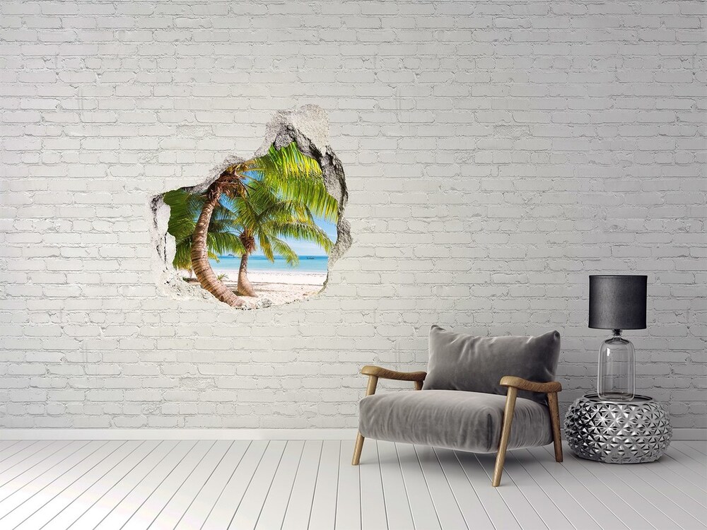 Fototapeta diera na stenu 3D Tropické pláže