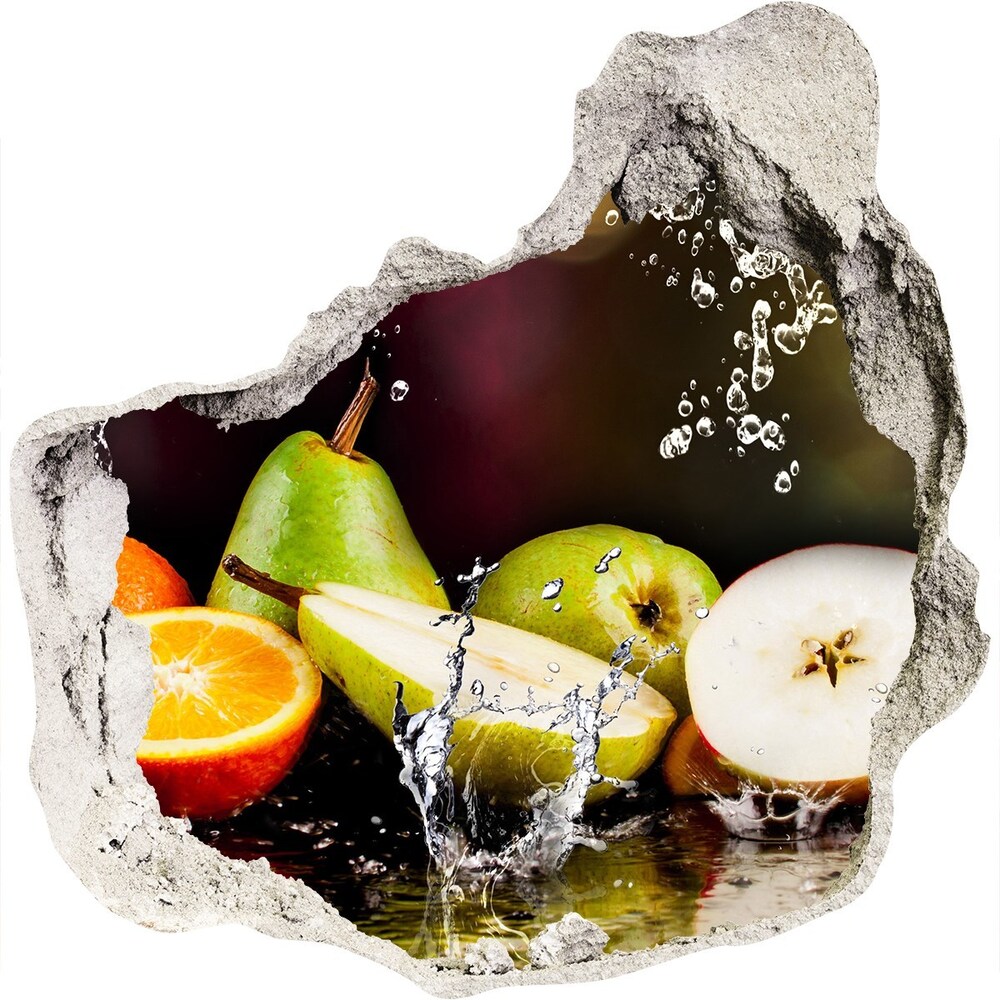 Nálepka fototapeta 3D výhľad Ovocie a vody