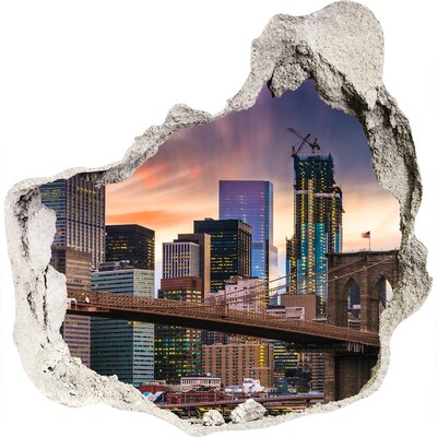 Samolepiaca nálepka Brooklynský most v New Yorku