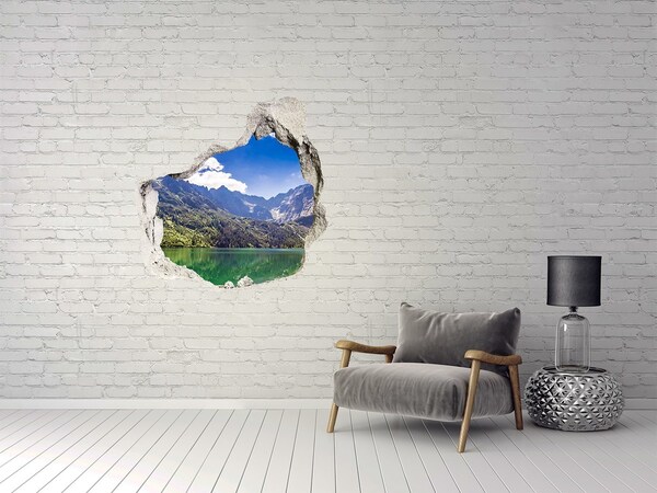 Diera 3D fototapety na stenu Morské oko tatry