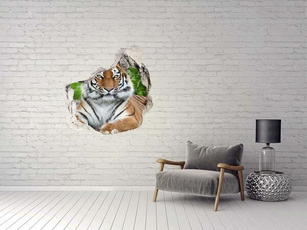 Diera 3D foto tapeta nálepka Tiger v jeho prirodzenom prostredí