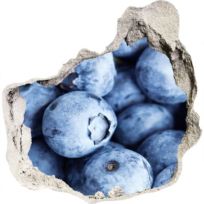 Diera 3D fototapety nálepka Bobule v betónovej diere