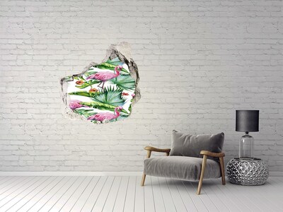 Fototapeta diera na stenu Plameniaky rastliny