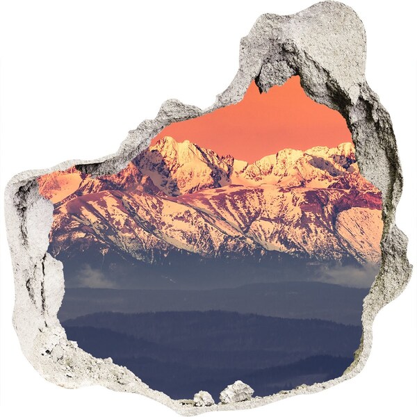 Diera 3D v stene na stenu Sunrise tatry