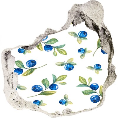 Samolepiaca diera nálepka Ovocie na pozadí steny