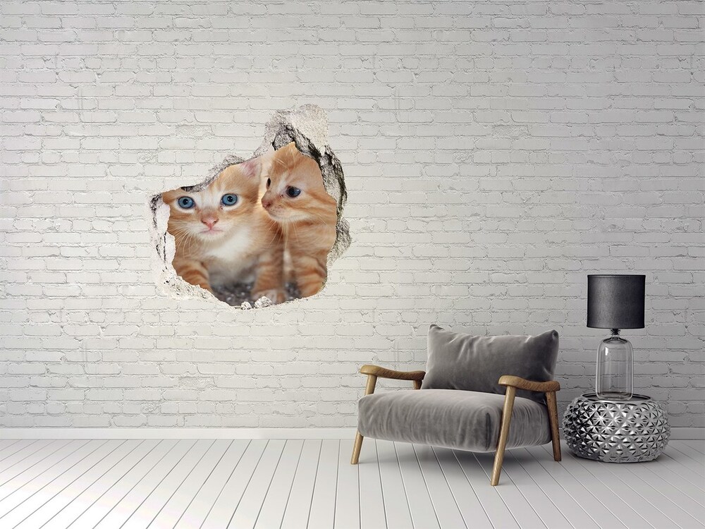 Diera 3D foto tapeta nálepka Malé mačky