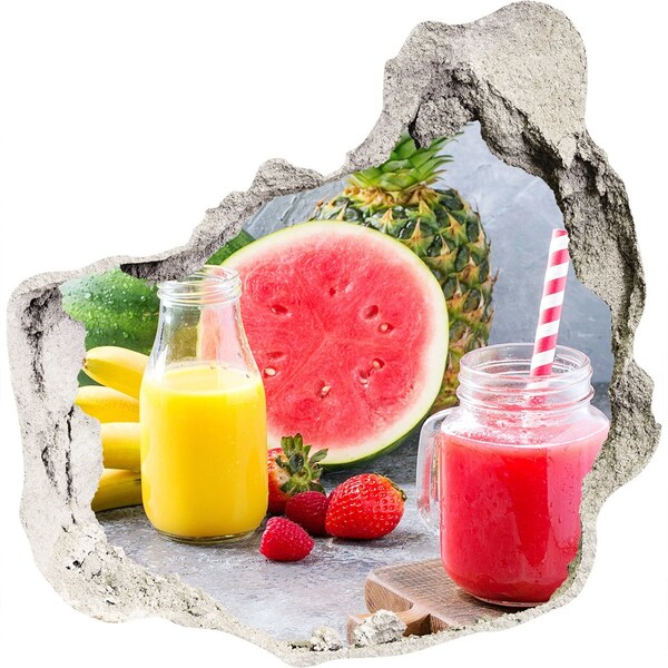 Nálepka fototapeta 3D výhľad Ovocný koktailový raj