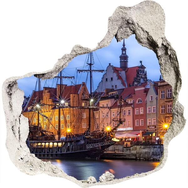 Samolepiaca nálepka Gdaňsk poľsko