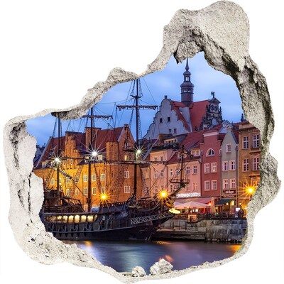 Samolepiaca nálepka Gdaňsk poľsko