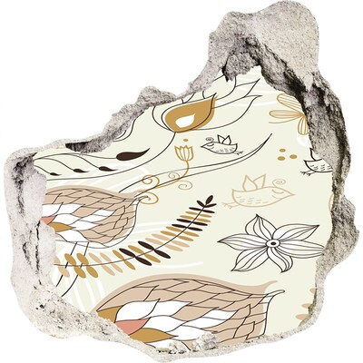 Nálepka fototapeta 3D výhľad Jarné vtáky v záhrade