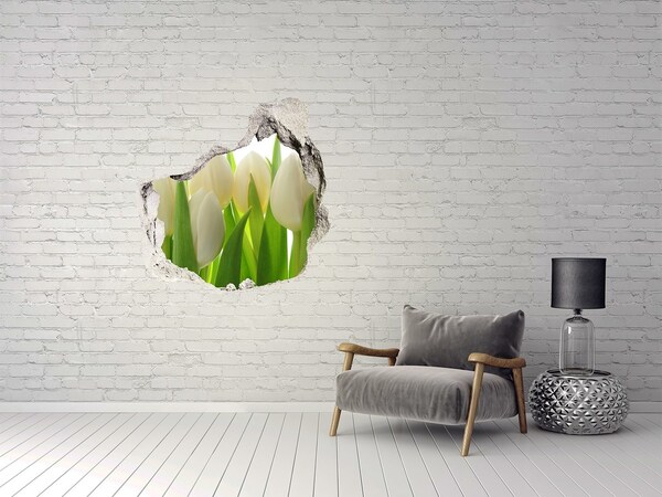 Nálepka fototapeta 3D výhľad Tulipány za denného svetla