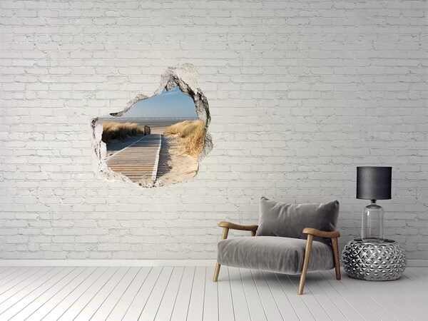 Diera 3D fototapety na stenu Cesta k pláži
