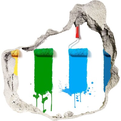 Samolepiaca nálepka betón Maľovanie v novom štýle