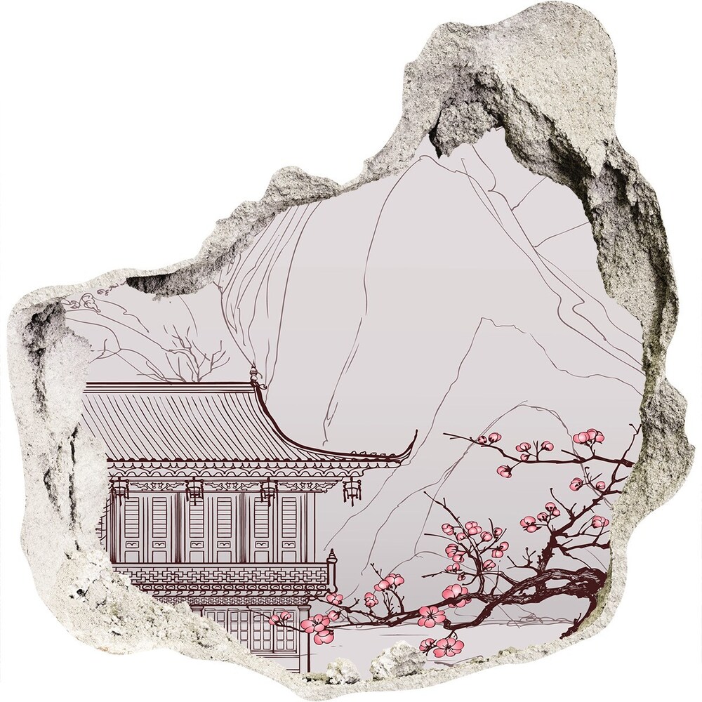 Nálepka fototapeta 3D výhľad Čínskej krajiny