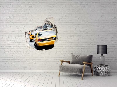 Nálepka fototapeta 3D New york taxi