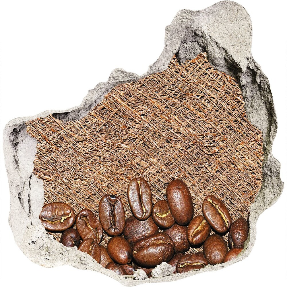 Samolepiaca diera nálepka Kávové zrná