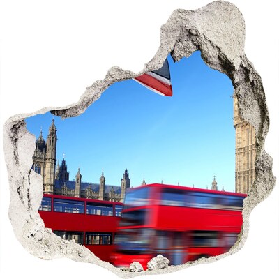 Diera 3D fototapety Autobus v londýne