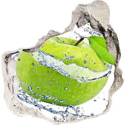 Samolepiaca diera nálepka Zelené jablko