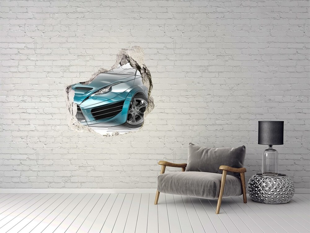 Diera 3D fototapety nálepka Skica auto