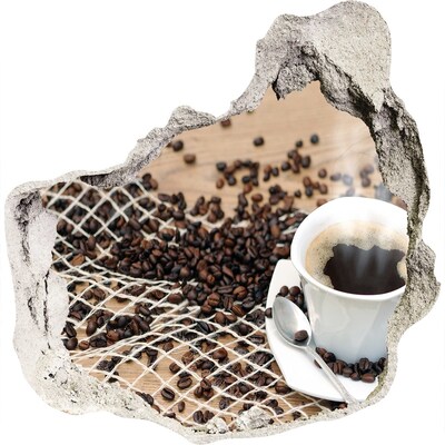 Diera 3D fototapety na stenu Káva a kávové bôby