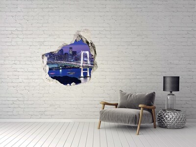 Fototapeta diera na stenu Most v nočnom svetle