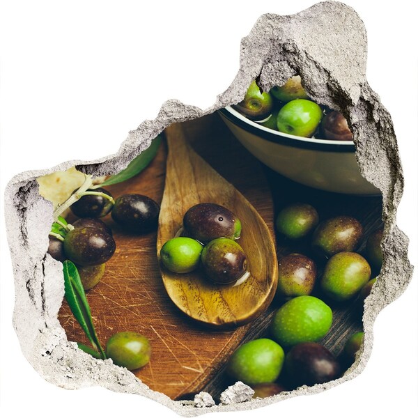 Nálepka fototapeta 3D výhľad Olivy v kuchyni