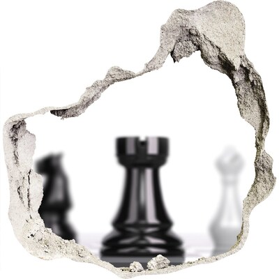 Diera 3D fototapety nálepka Šachová figúrka