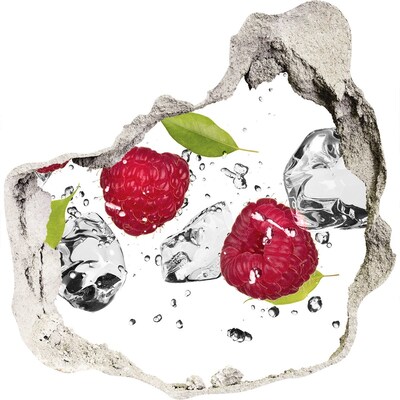 Samolepiaca diera na stenu nálepka Ovocný raj s ľadom