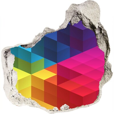 Samolepiaca nálepka Farebná ilúzia priestoru