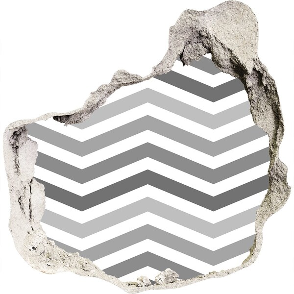 Fototapeta diera na stenu 3D Zlomená šípová stena