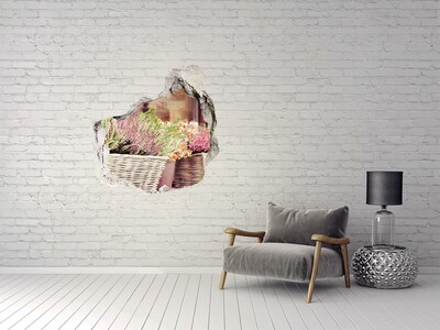 Diera 3D fototapety nálepka Kvetinový kútik v záhrade