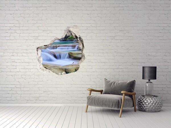 Samolepiaca nálepka fototapeta Kaskády v lese