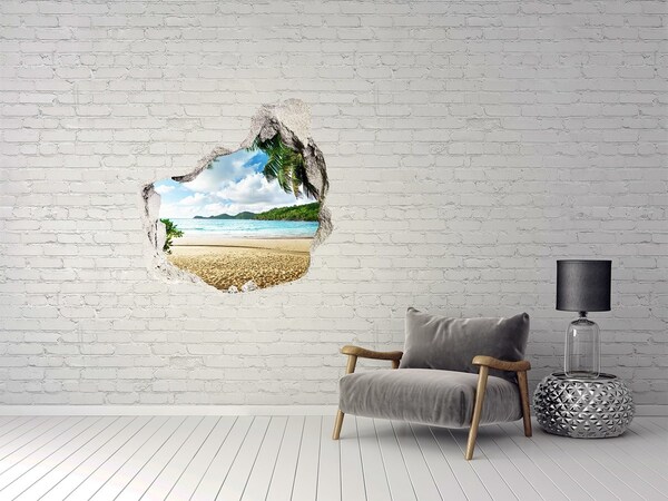 Fototapeta diera na stenu Palmy na pláži